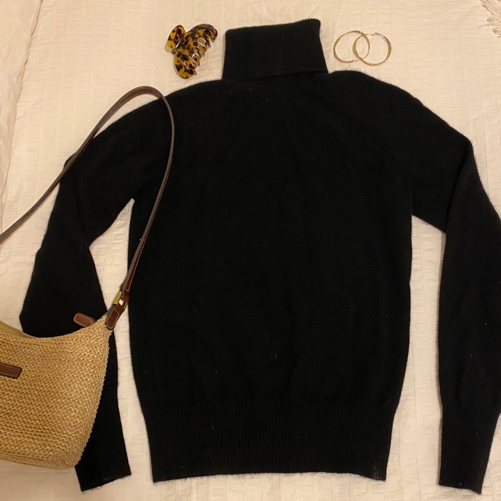 COPY - Ann Taylor Black Turtleneck